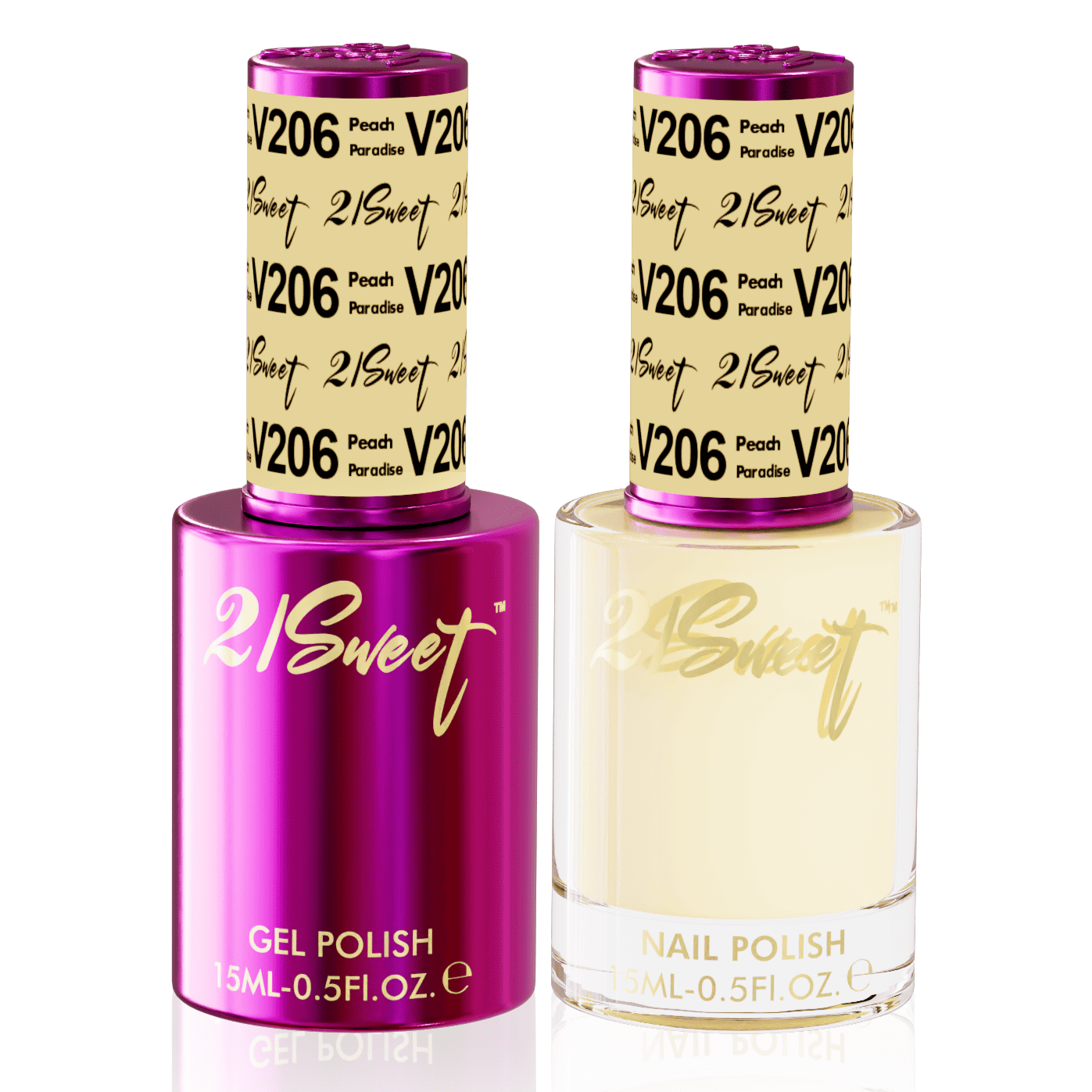 21Sweet 206 - Gel & Lacquer Duo