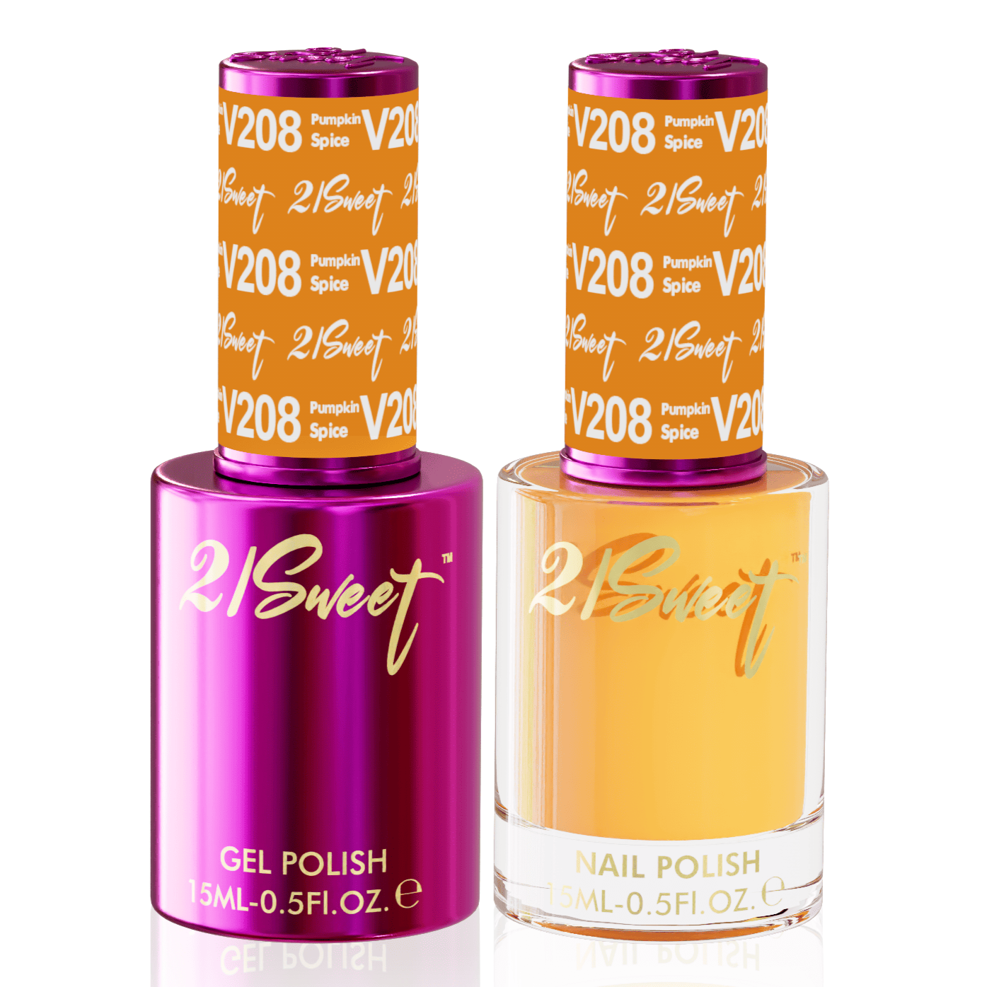 21Sweet 208 - Gel & Lacquer Duo