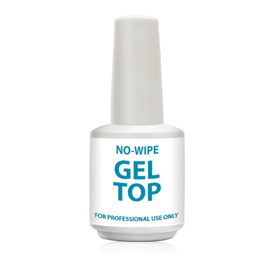 Cre8tion Empty Glass Bottle .5oz "No-Wipe Gel Top"