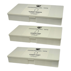 HNS DIAMOND GEL TIPS ALMOND