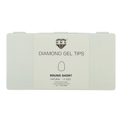 HNS DIAMOND GEL TIPS ROUND