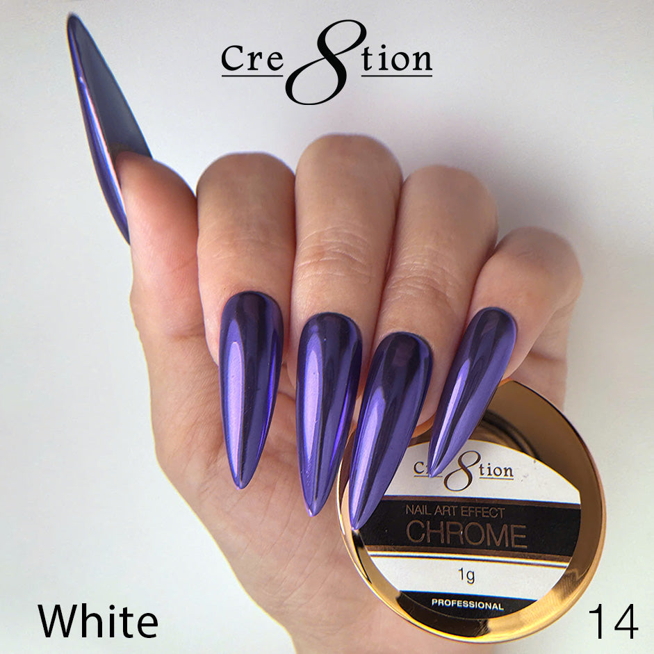 Cre8tion Chrome Nail Art Effect 1g - 14 Purple
