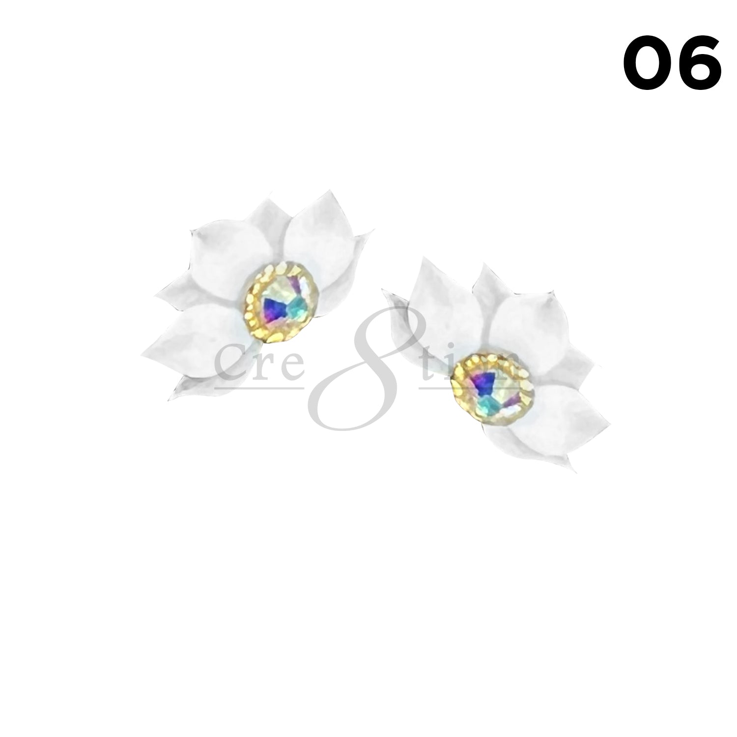 Cre8tion Handmade Acrylic Flowers 2 pcs