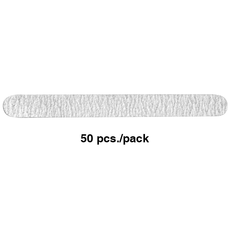 Cre8tion Mini Nail File Wood Center Zebra Grit (50 pcs./pack)
