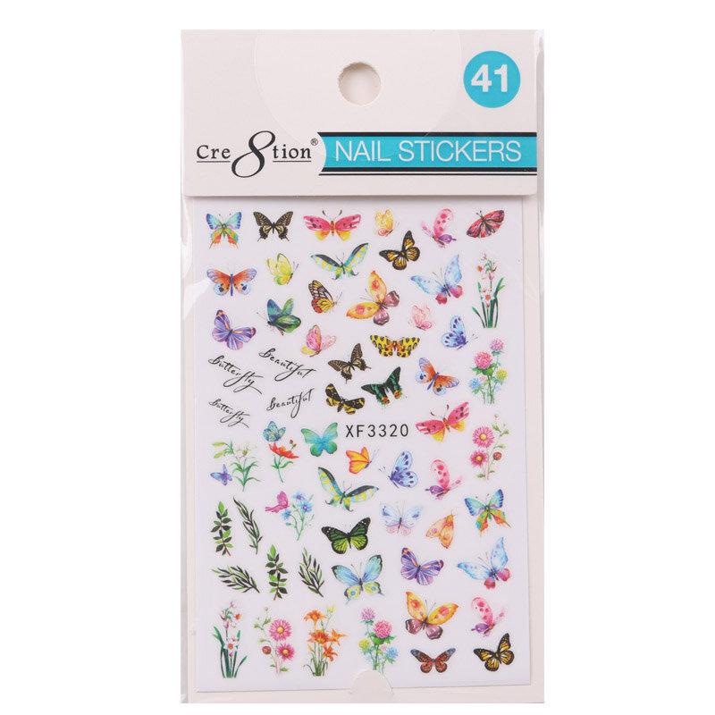 Cre8tion Nail Art Sticker Flower (26 Styles)