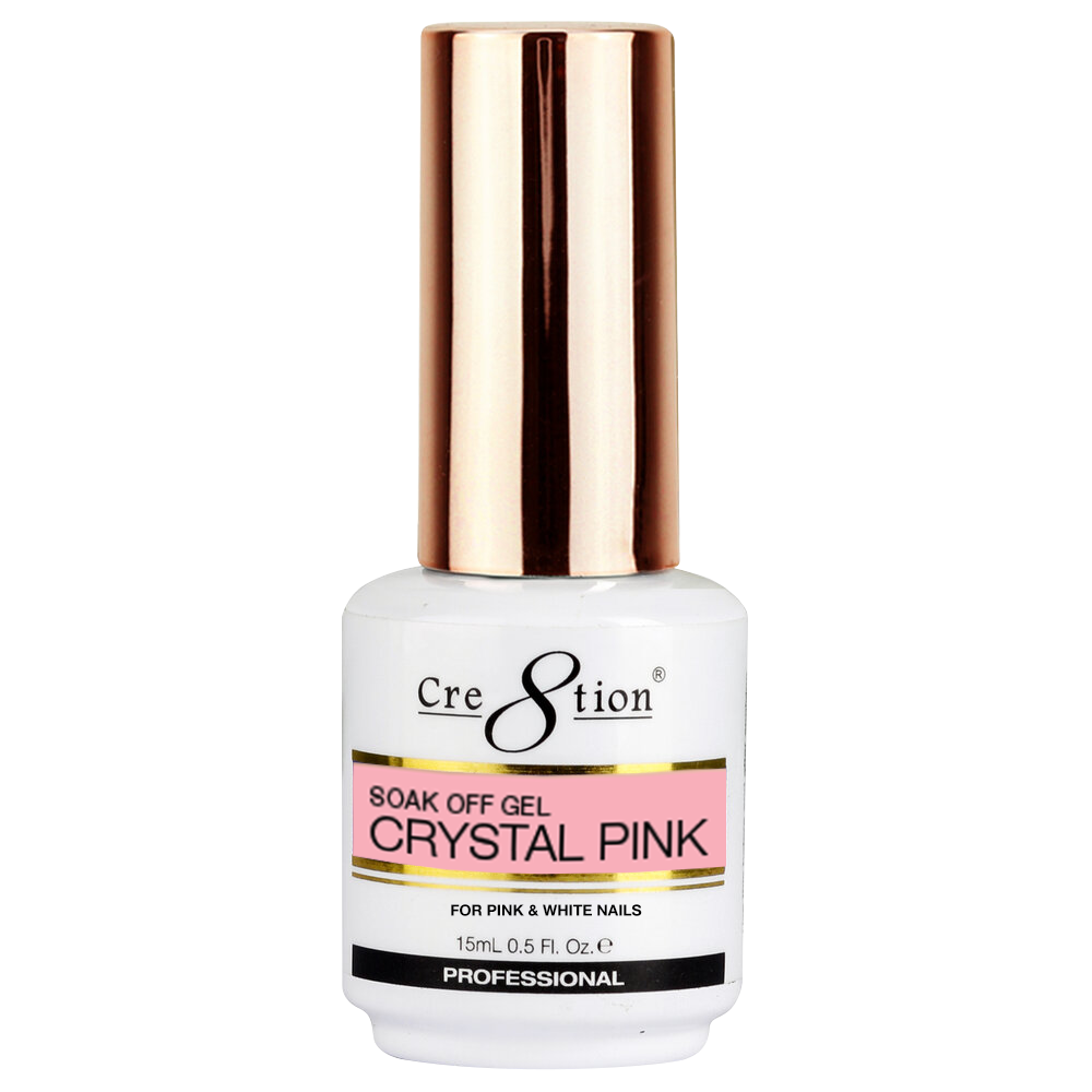 Cre8tion Soak Off Gel Crystal Pink