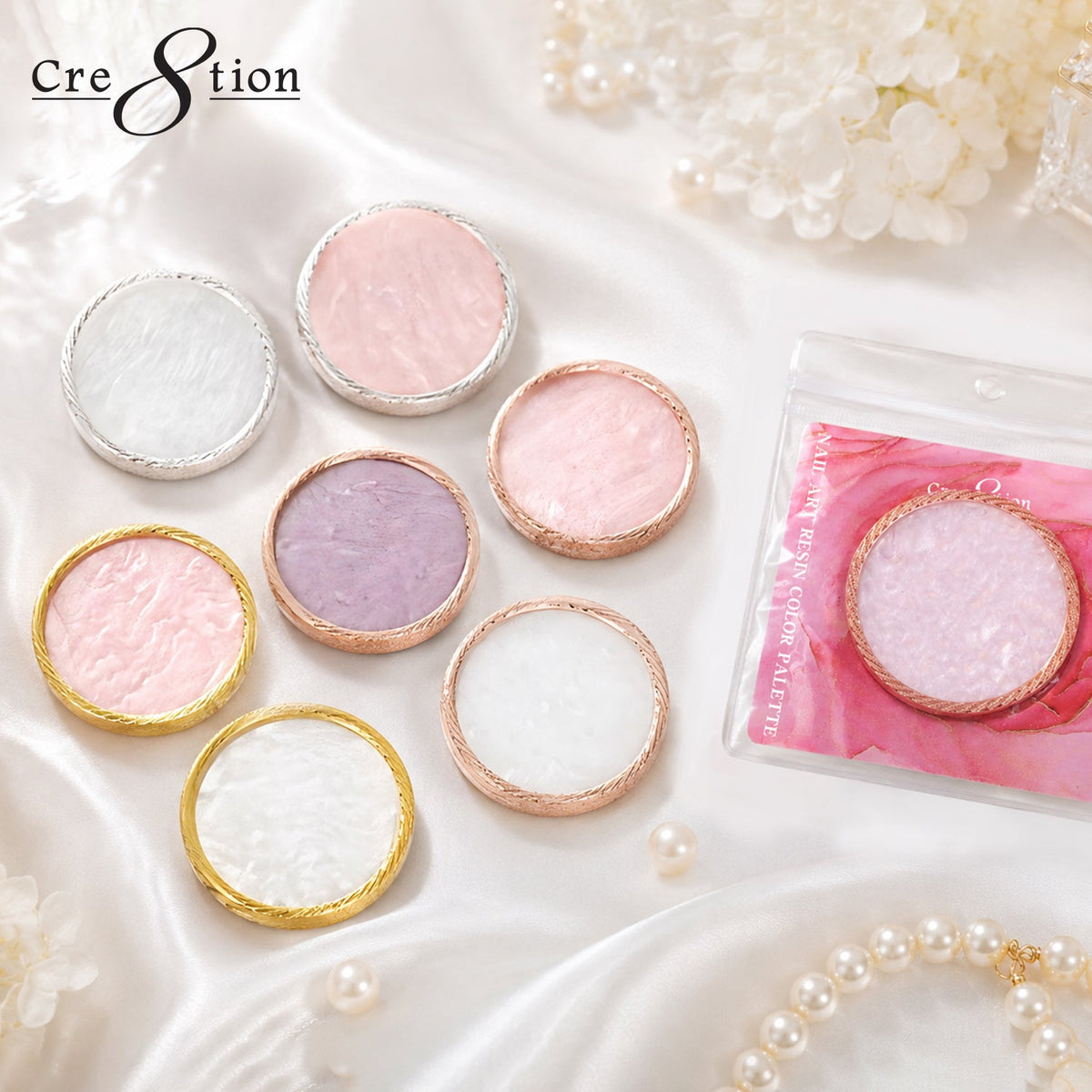 Cre8tion Nail Art Palette Small - Round Shaped