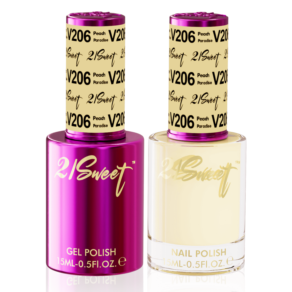 21Sweet 206 - Gel & Lacquer Duo