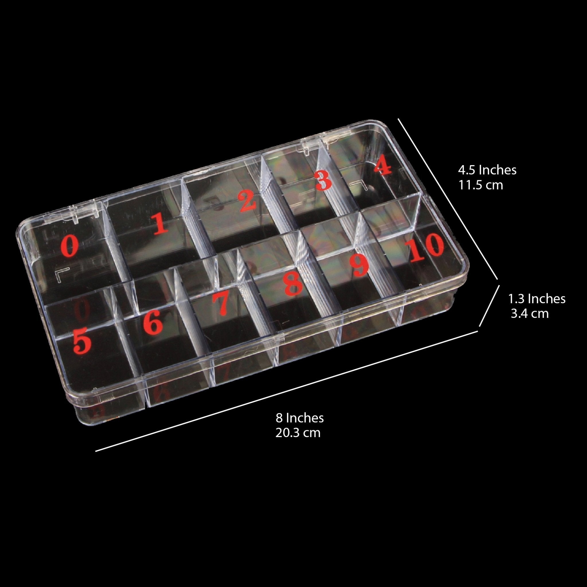 Cre8tion Empty 550 pc Plastic Tip Box