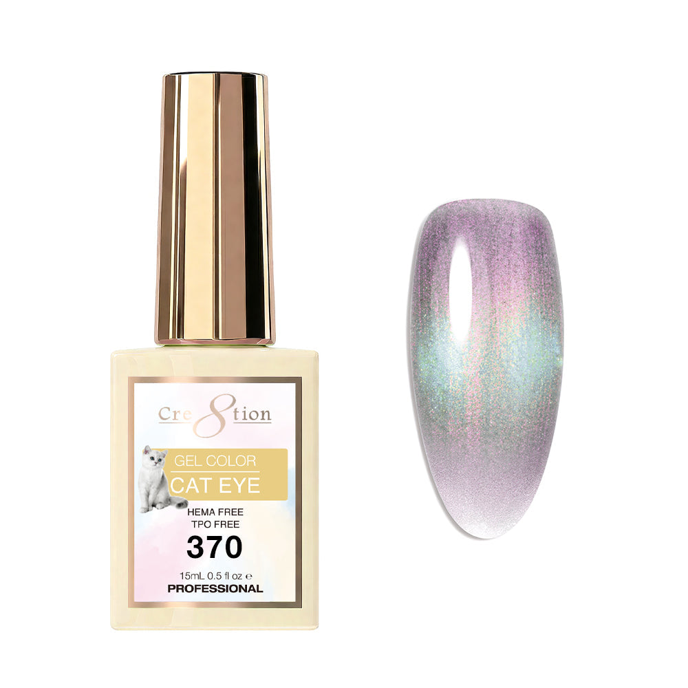 Cre8tion Cat Eye Soak Off Gel 0.5oz 370