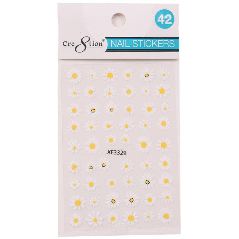 Cre8tion Nail Art Sticker Flower (26 Styles)