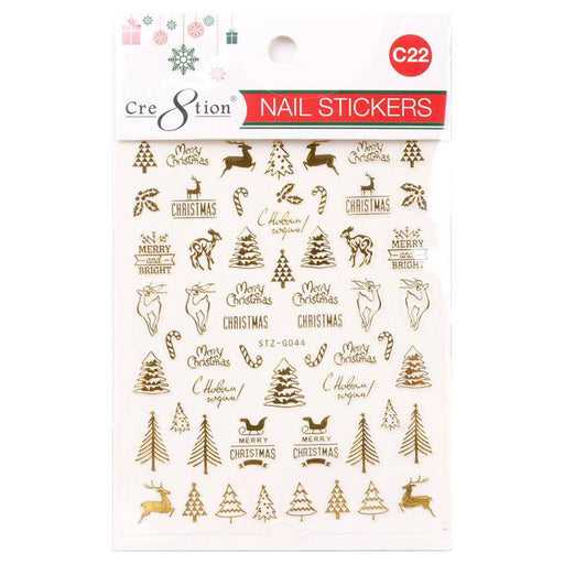 Cre8tion Nail Art Sticker Christmas (29 Styles)