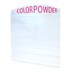 [In Store Only] Cre8tion Acrylic Wall Mounted Rack "Color Powder" 1oz 72 pcs - NEW!