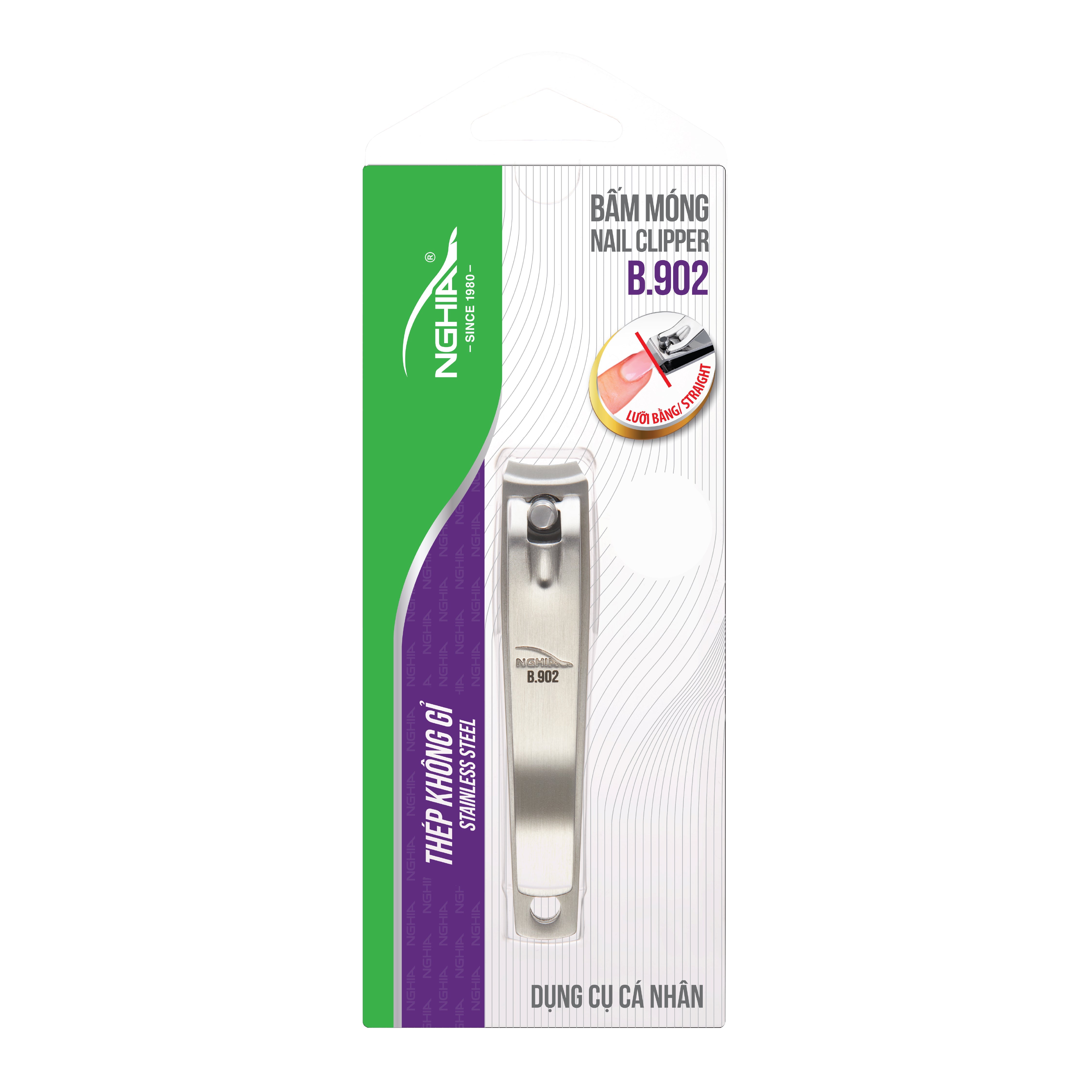 NGHIA Colorful Slanted Tips Tweezers - N-401 (Stainless Steel)