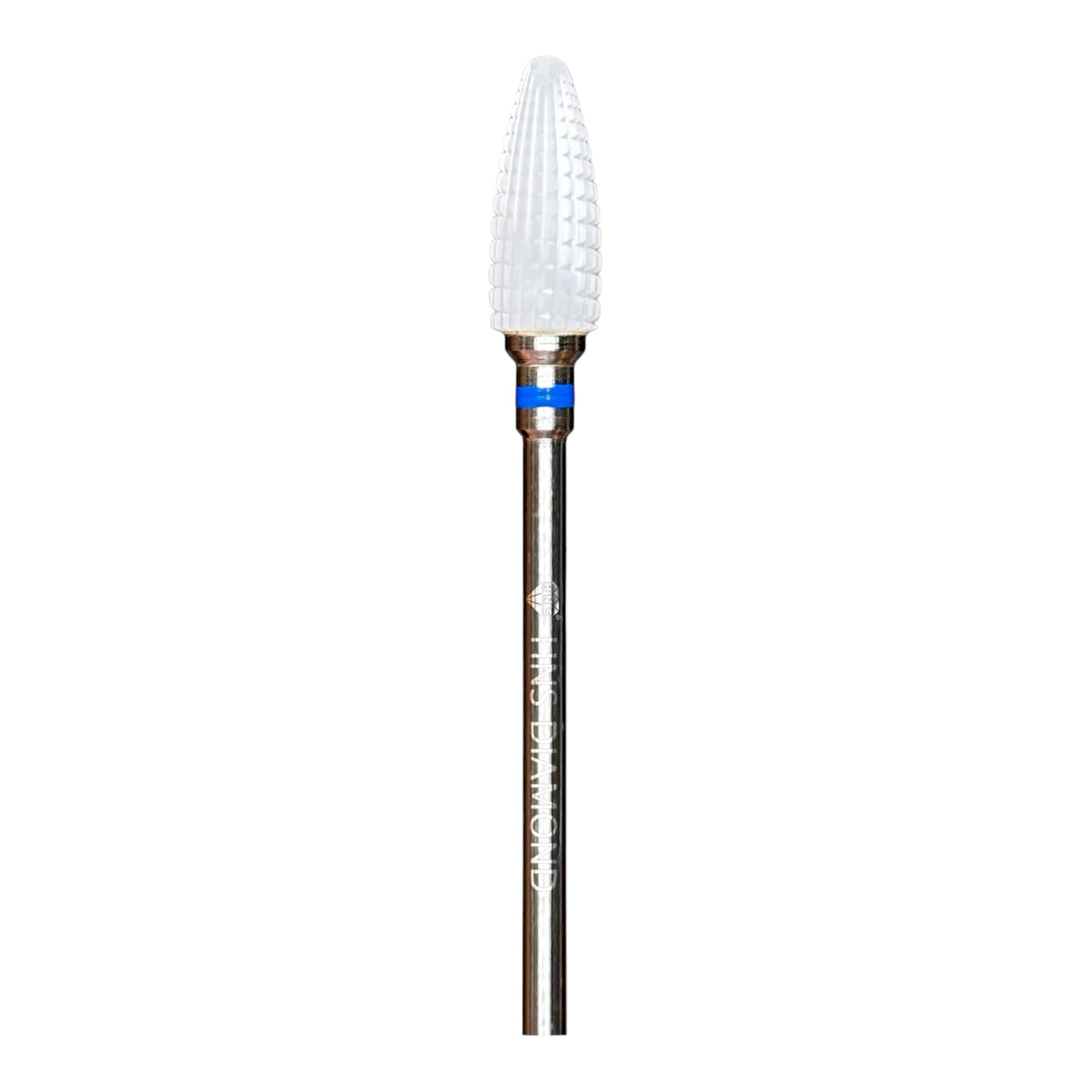 HNS DIAMOND NAIL DRILL BIT 3/32  WHITE FLAME CERAMIC 5IN1