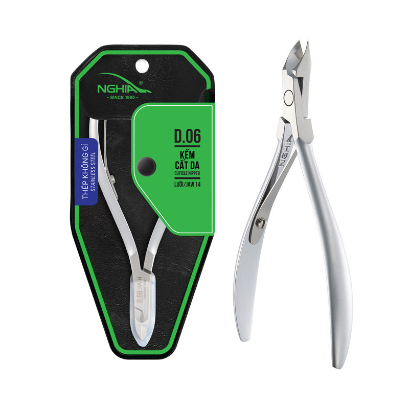 NGHIA Slanted Tweezer - N-409 (Stainless Steel)