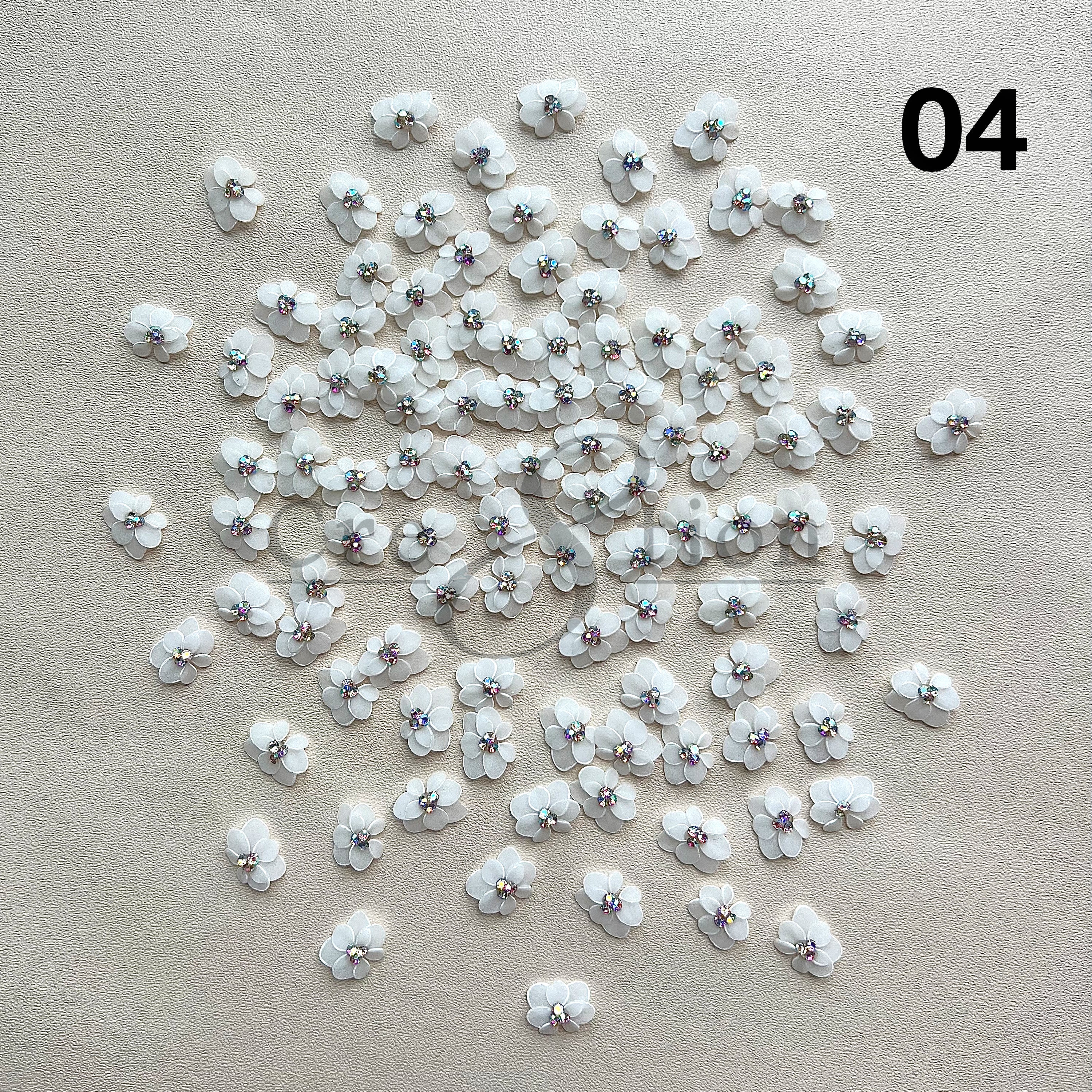Cre8tion Handmade Acrylic Flowers 2 pcs