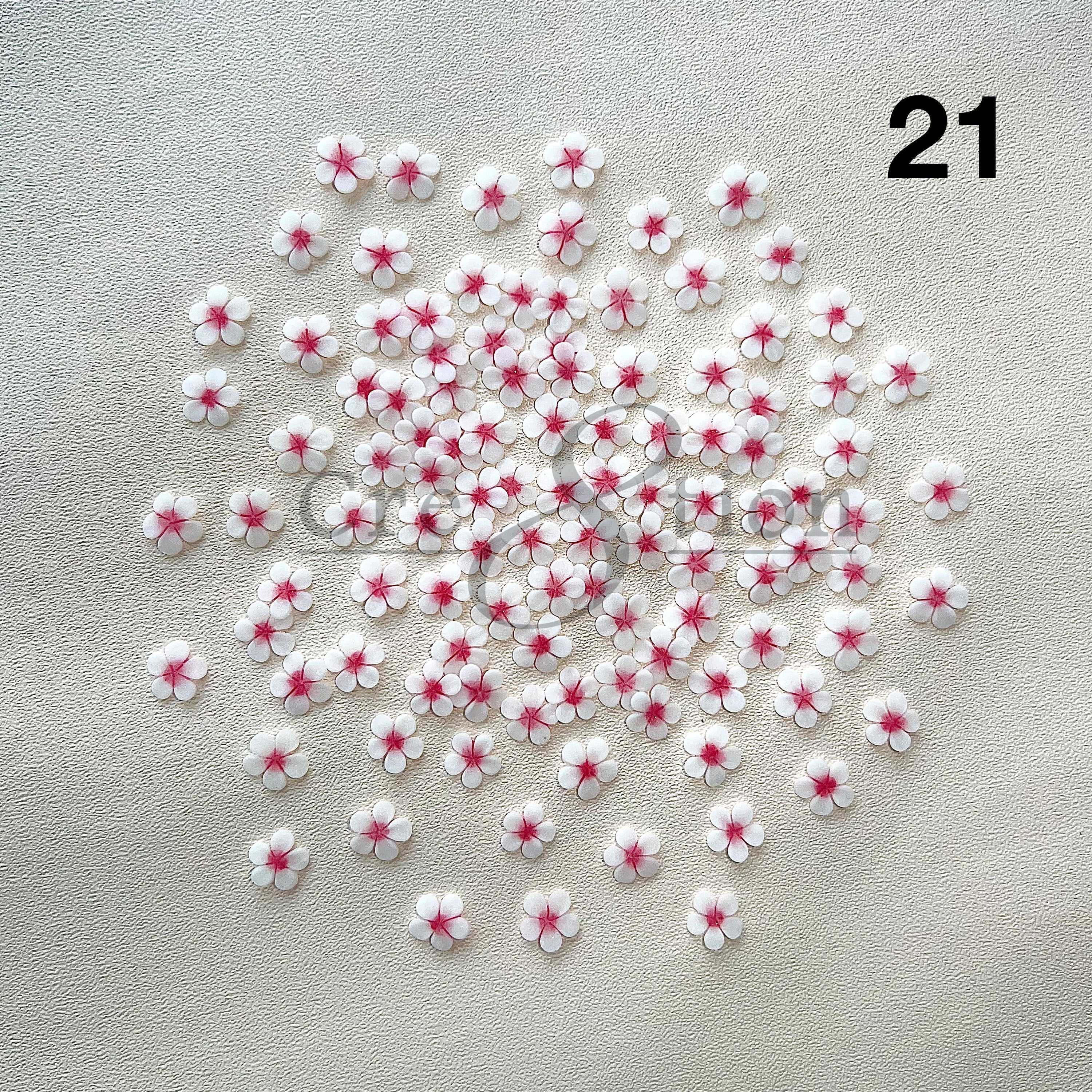 Cre8tion Handmade Acrylic Flowers 2 pcs