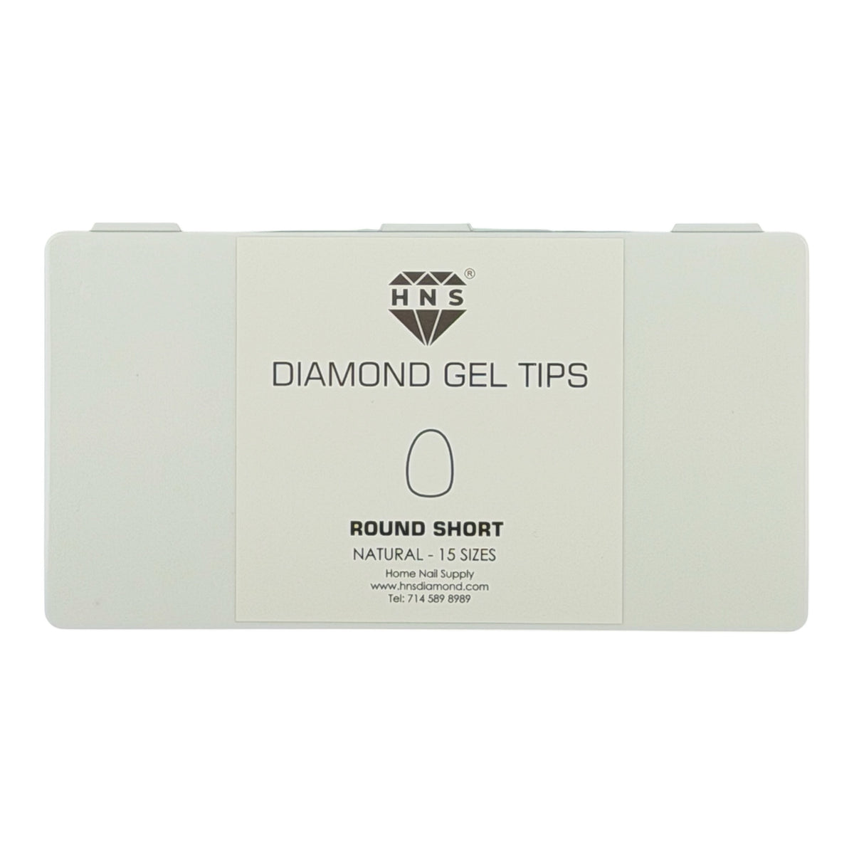 HNS DIAMOND GEL TIPS ROUND