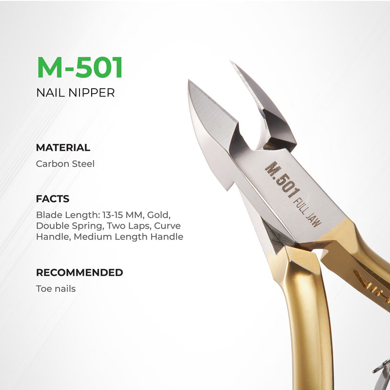 NGHIA GOLD Nail Nipper - M-501 (Hard Steel)