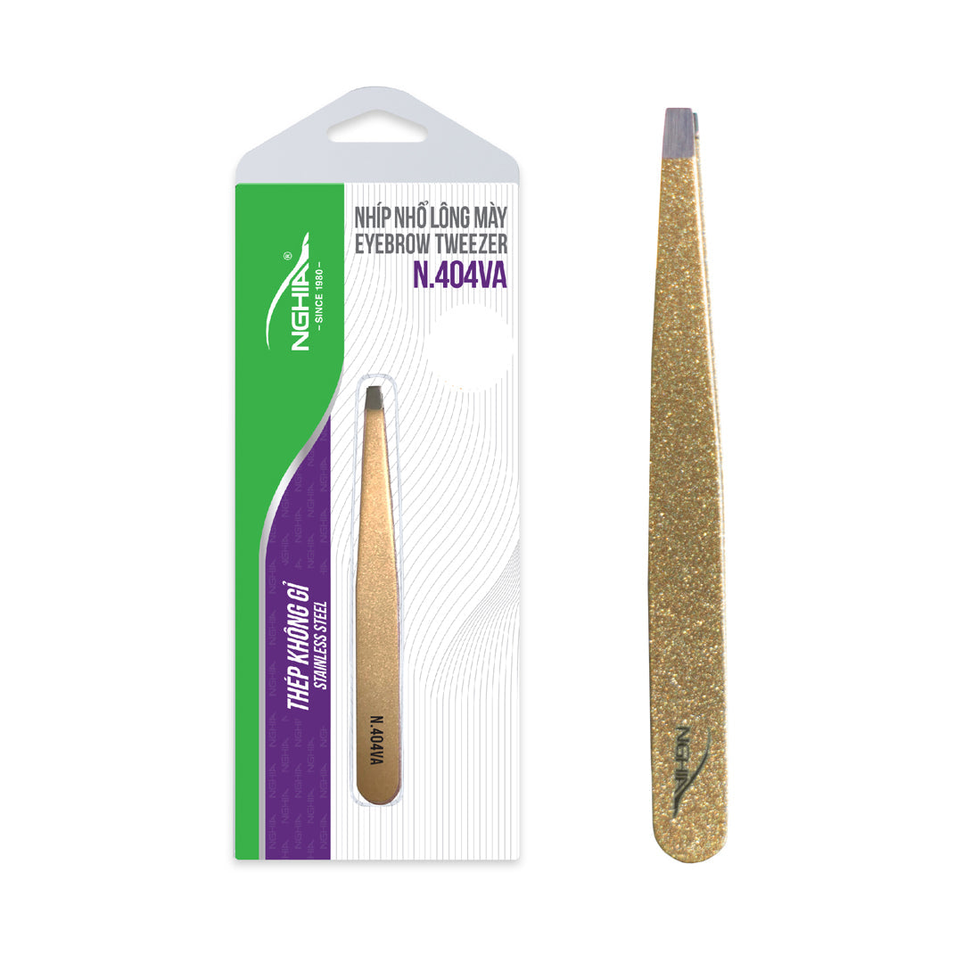 NGHIA Slanted Tweezer - N-409 (Stainless Steel)