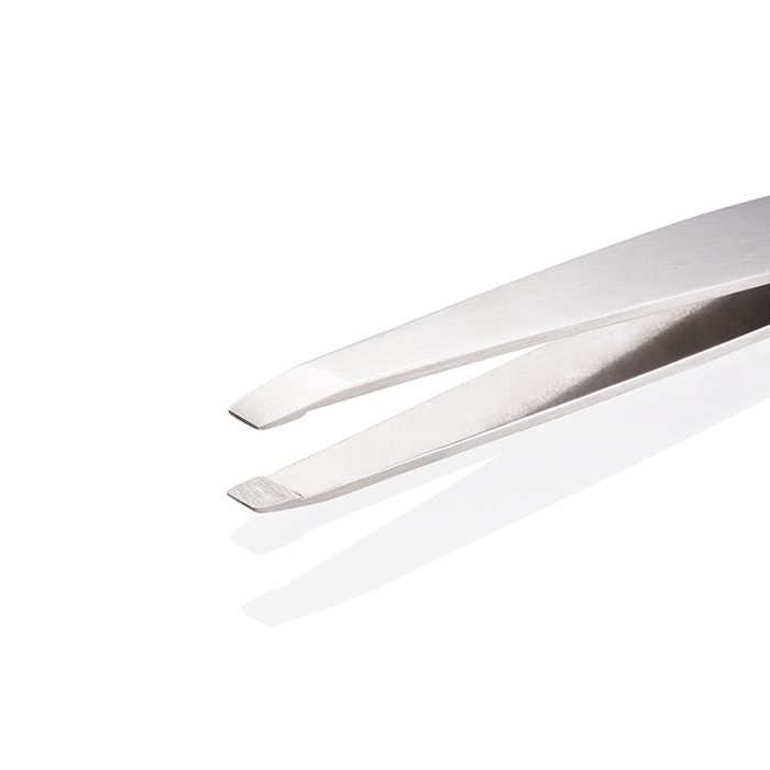 NGHIA Slanted Head Tweezer - N-405 (Stainless Steel)