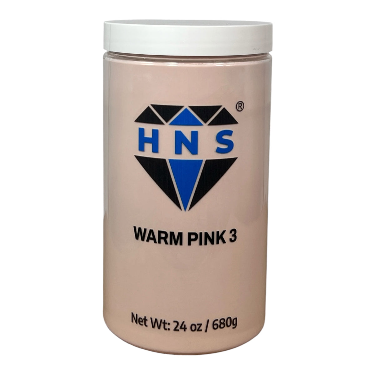 HNS WARM PINK 3 NAIL POWDER 24 OZ