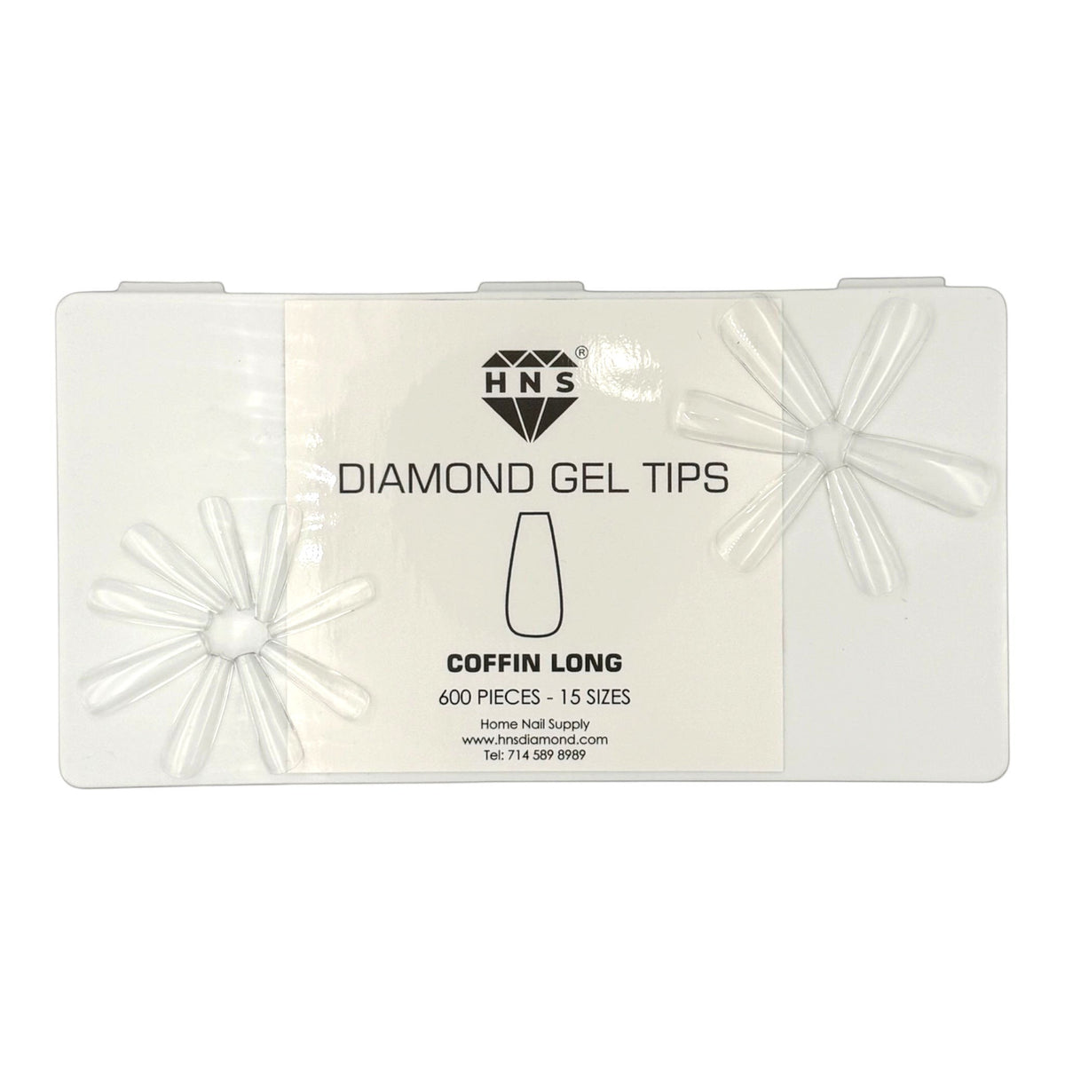 HNS GEL TIP COFFIN LONG