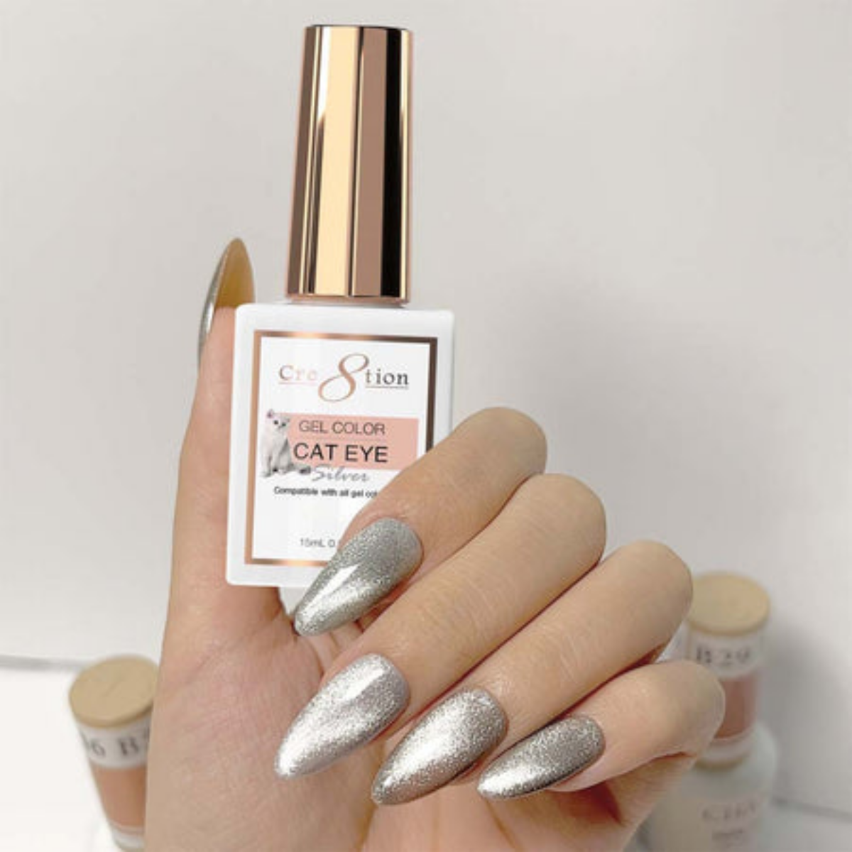 Cre8tion Line Cat Eye Bundle 4pcs (Pink, Gold, Champagne & Silver)
