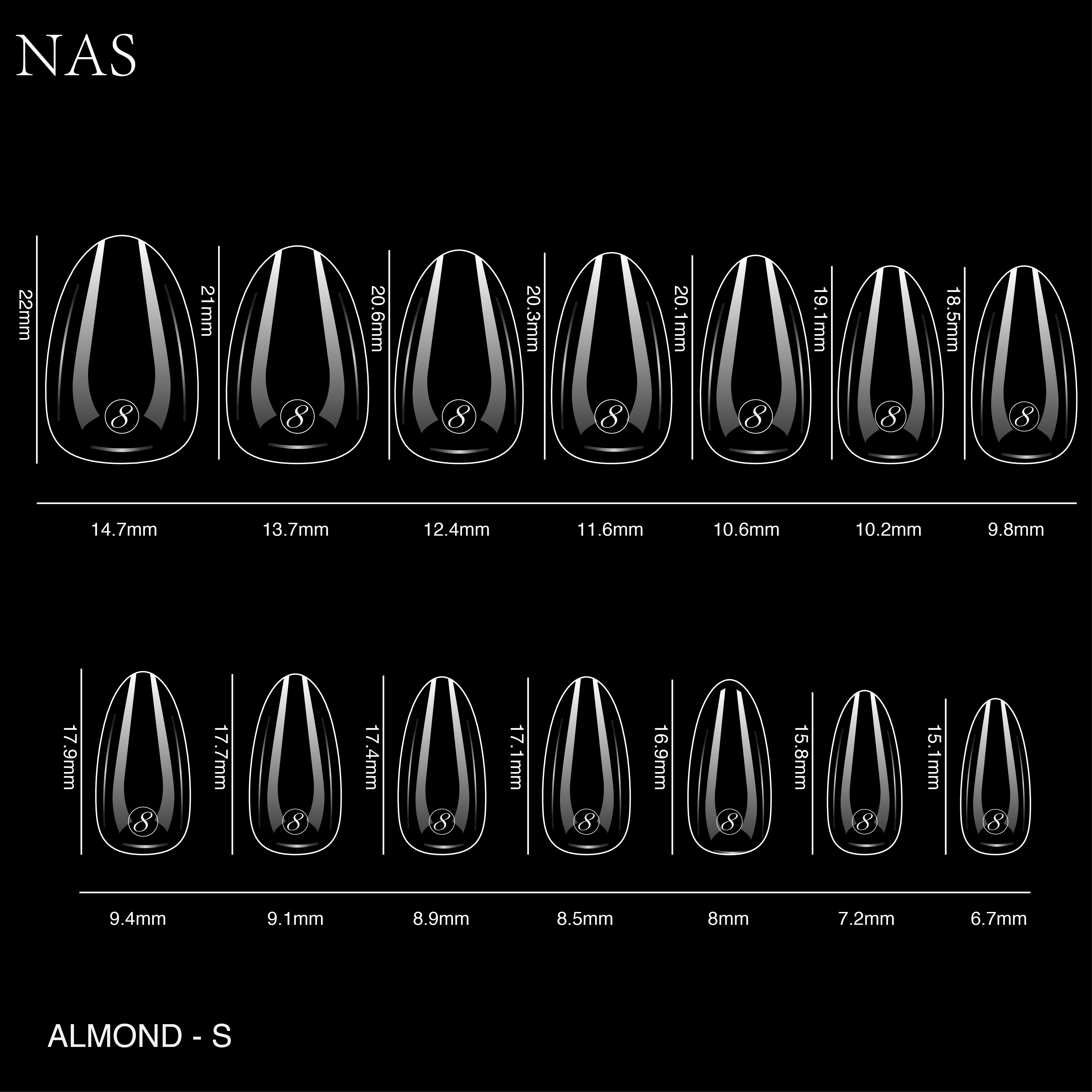 Cre8tion Soft Gel Tips - ALMOND