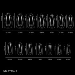 Cre8tion Soft Gel Tip - STILETTO