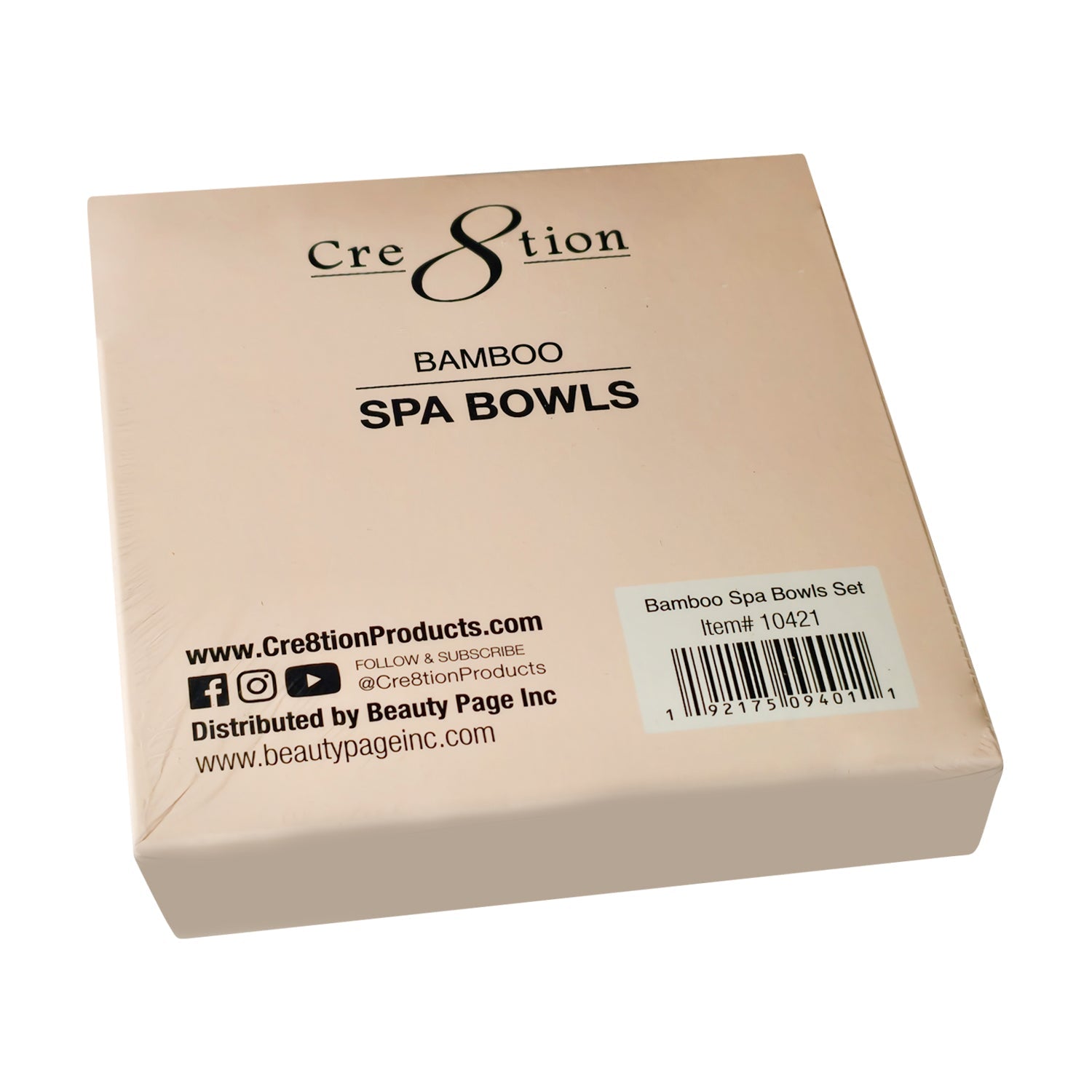 Cre8tion Bamboo Spa Bowl Set
