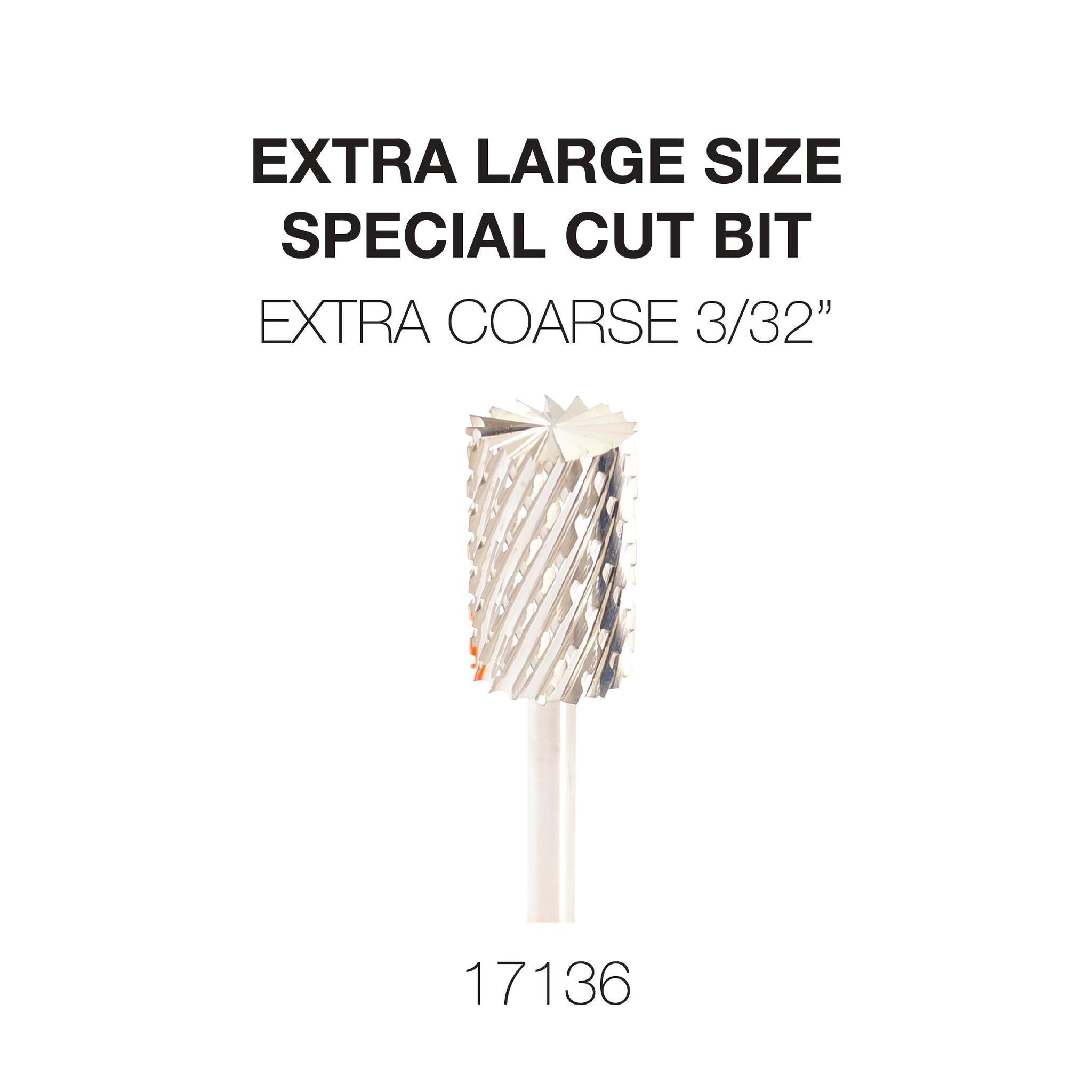 Cre8tion Extra Large Size - Special Cut Bit 3/32" Silver