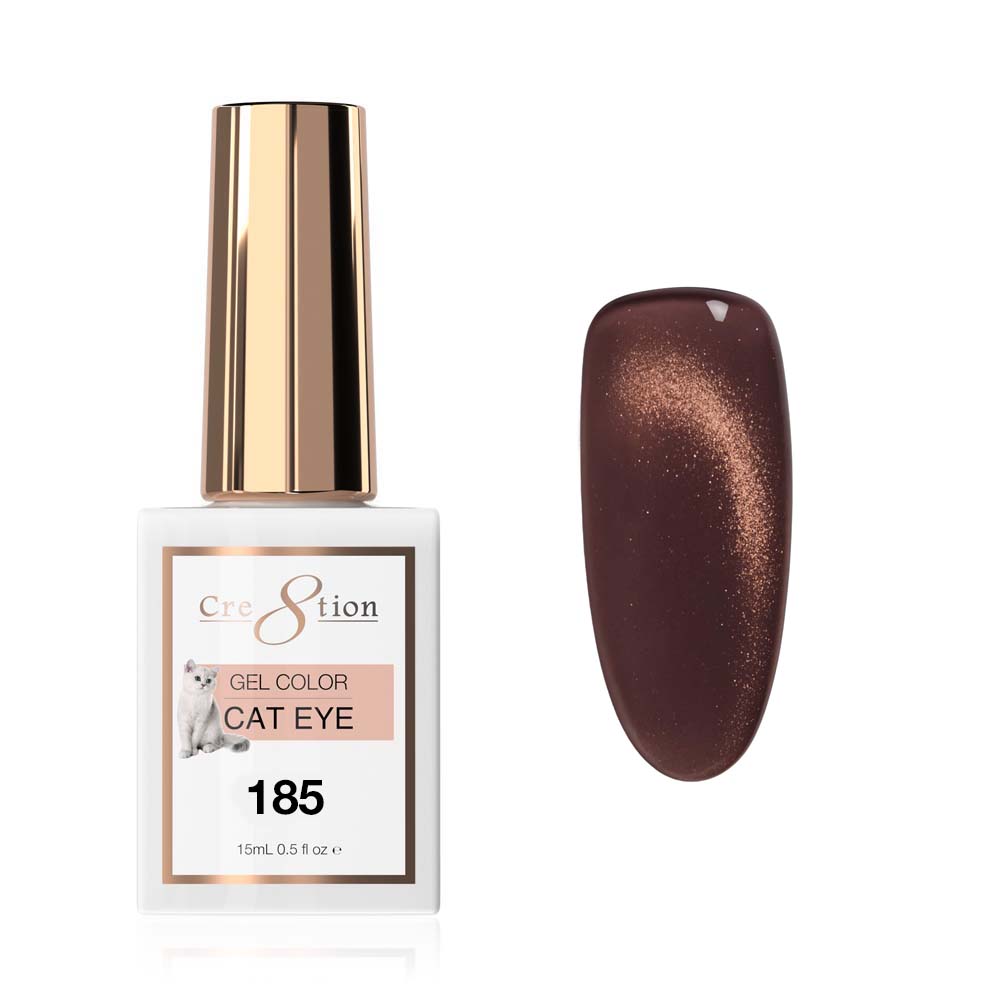 Cre8tion Cat Eye Soak Off Gel 0.5oz 185