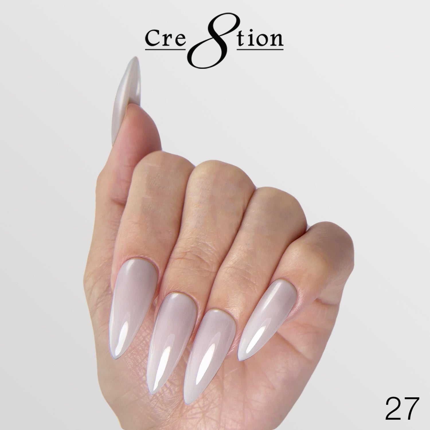 Cre8tion Gel Collection - Overlay/ Brush on Builder 0.5oz 27 Opal Whisper