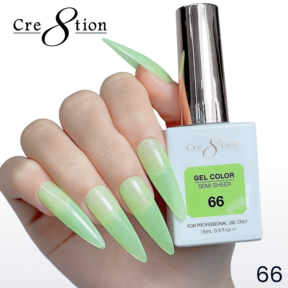 Cre8tion Hema Free Semi-Sheer Collection 0.5oz - Neon Series