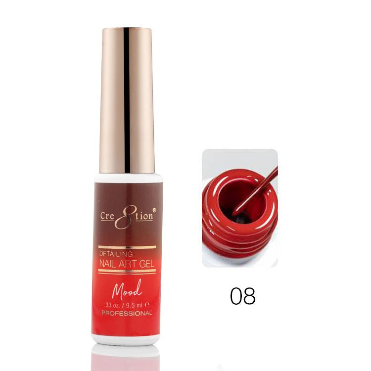 Cre8tion Mood Changing Detailing Gel 0.25oz - Full set 18 colors