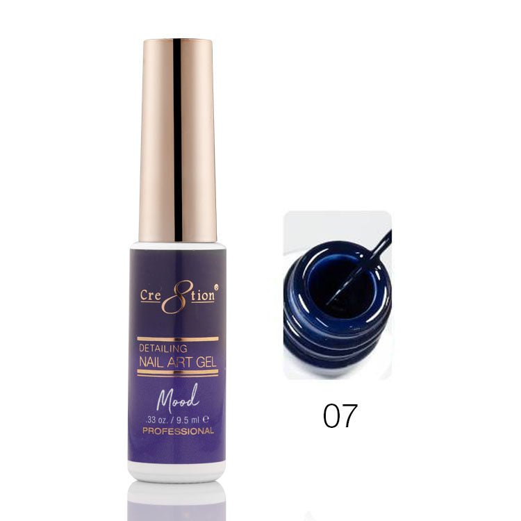 Cre8tion Mood Changing Detailing Gel 0.25oz - Full set 18 colors