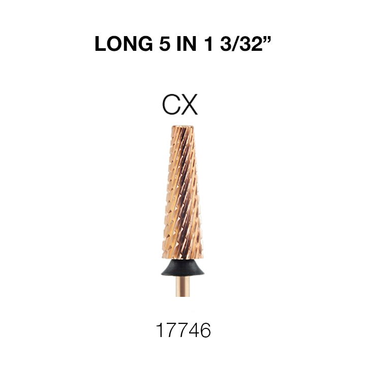 Cre8tion Nail Filing Bit Long 5 in 1 3/32"