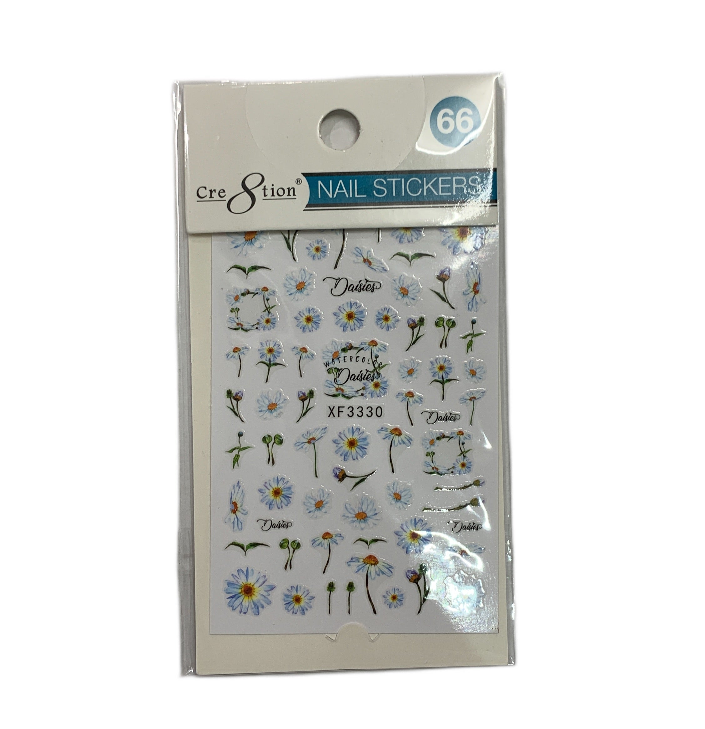Cre8tion Nail Art Sticker Flower (26 Styles)