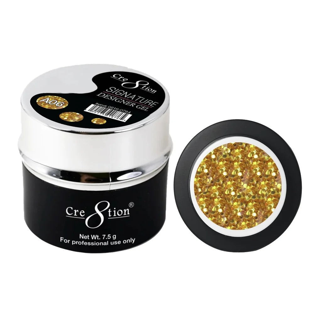 Cre8tion Signature Designer Gel 7.5g - Full Set 9 Colors